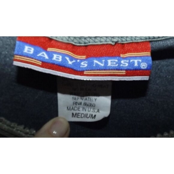 Baby's Nest Maternity Medium Deep Gray Long Sleeve Round Neck Tunic - Picture 2 of 4